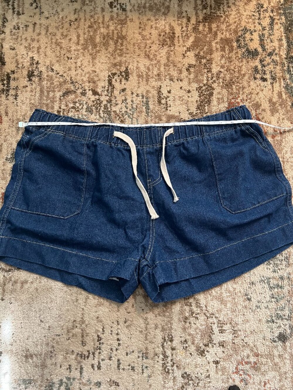 Jean  shorts with Drawstring